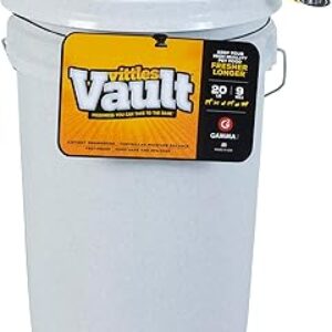 Gamma2 Vittles Vault Dog Food Storage Container, Up to 20 Pounds Dry Pet Food Storage, Made in USA